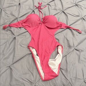 Pink Kids One Piece Swimsuit